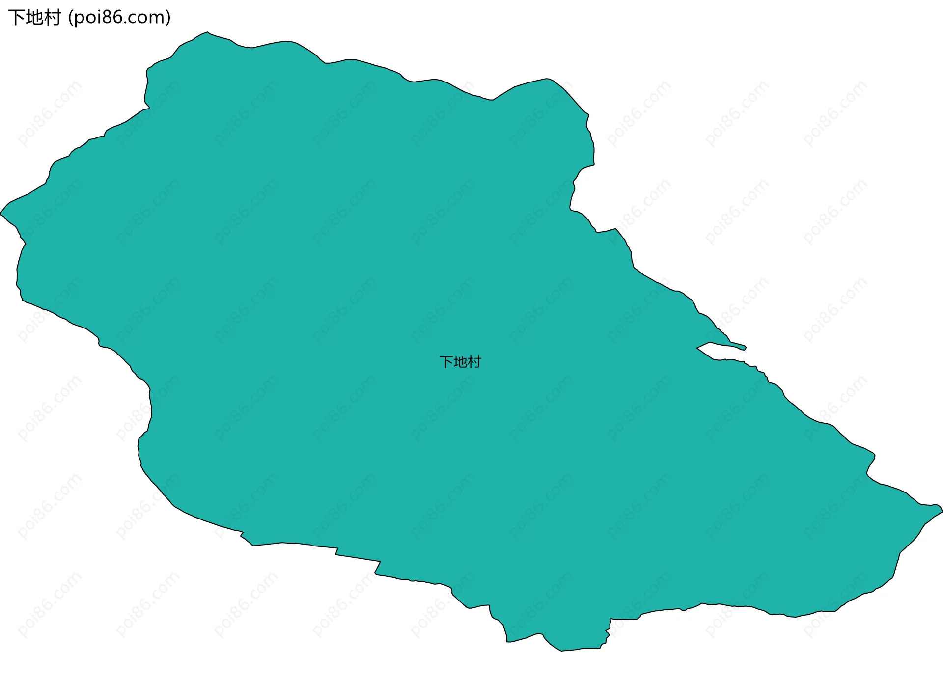 下地村边界地图