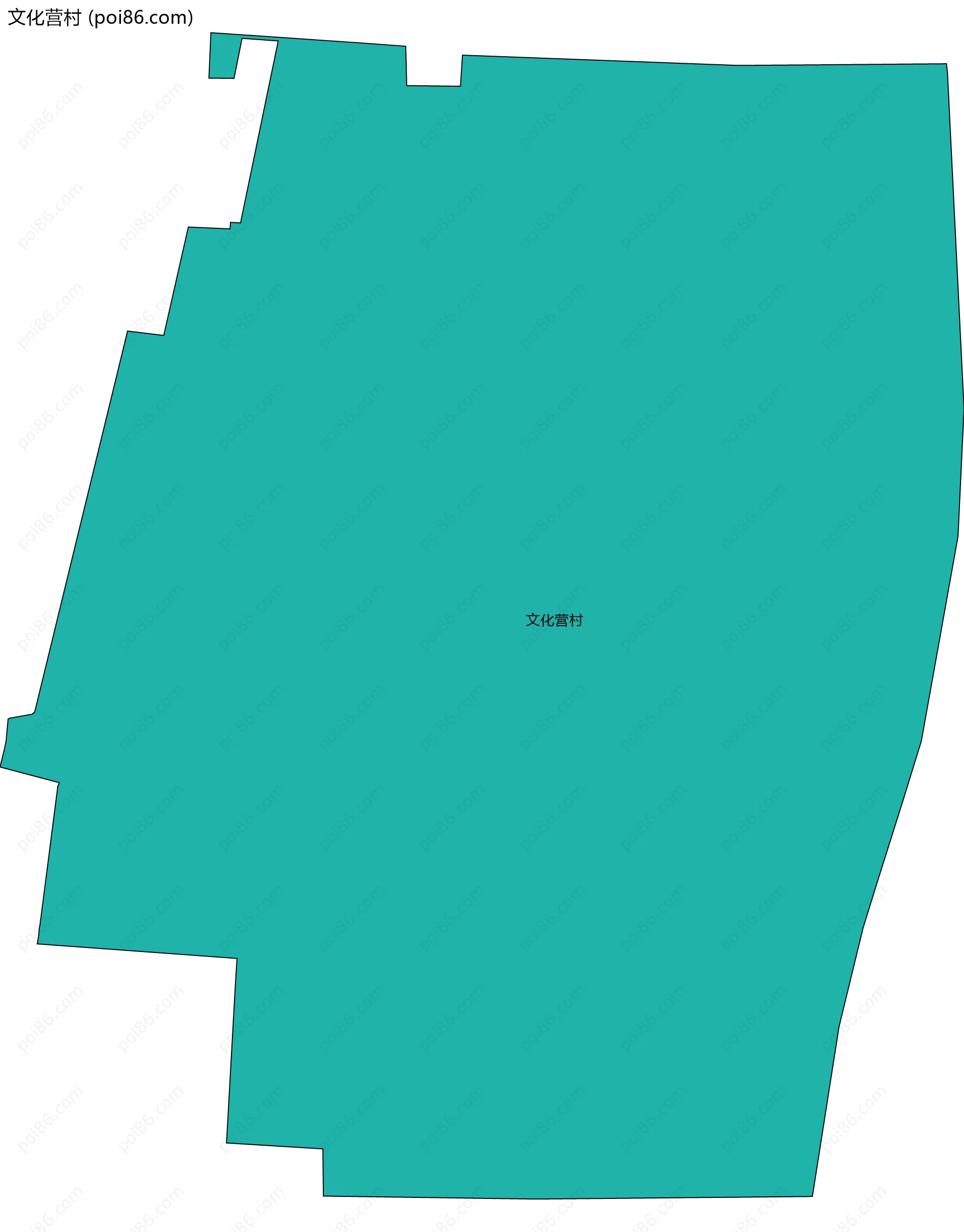 文化营村边界地图
