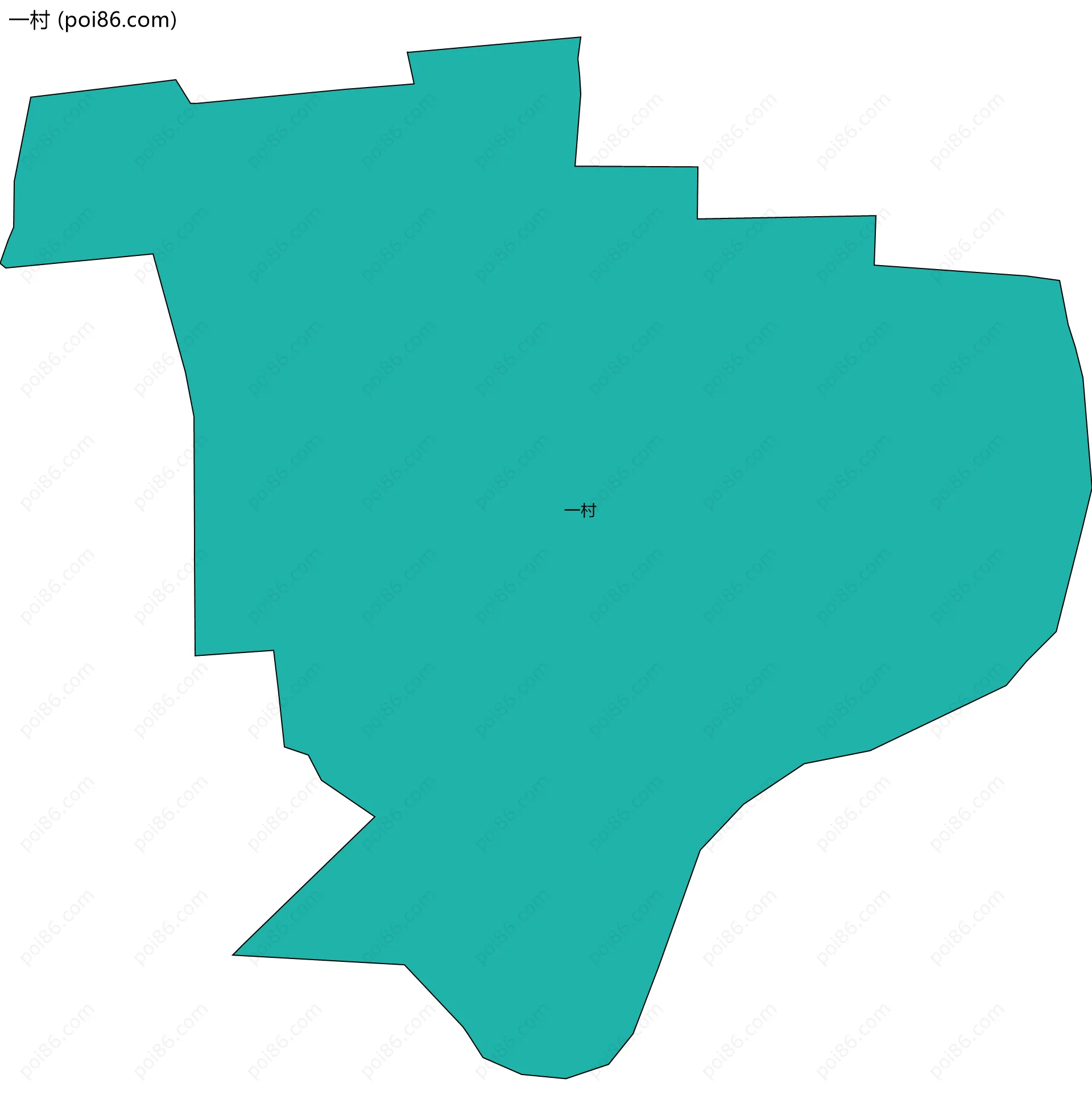 一村边界地图