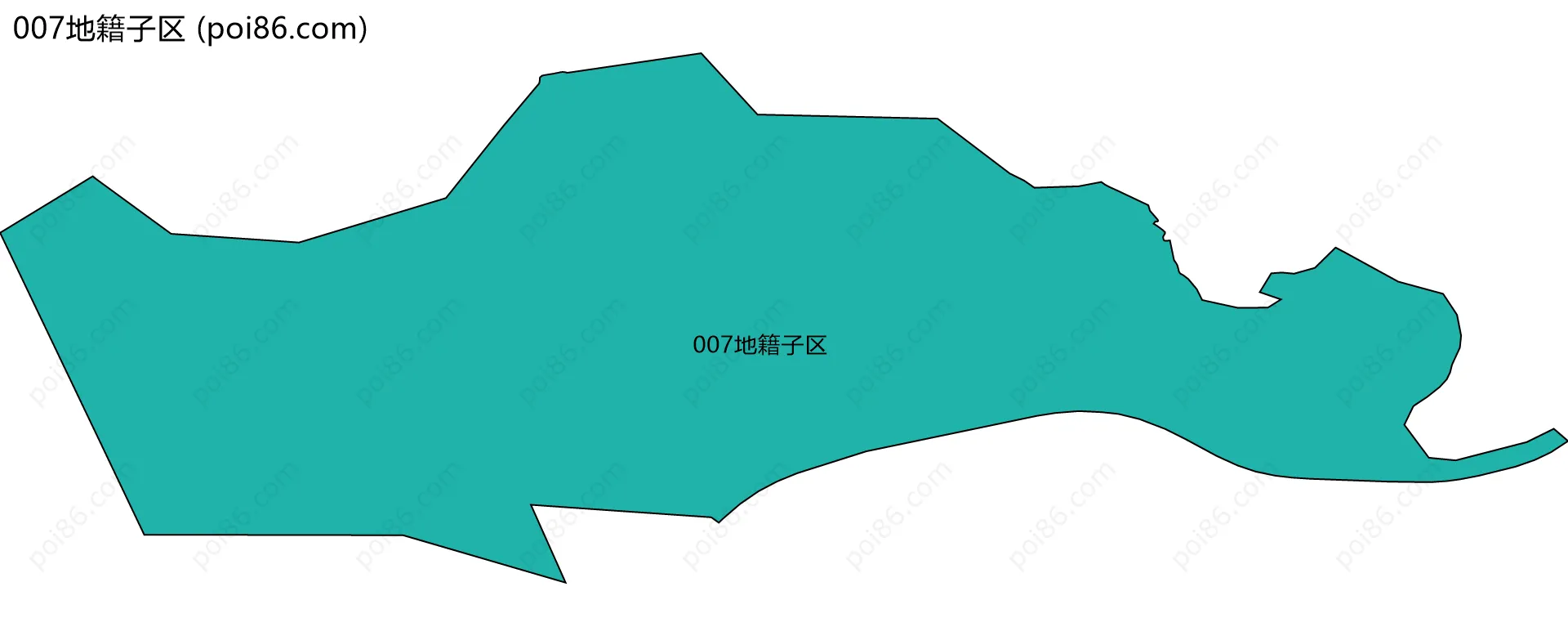 007地籍子区边界地图