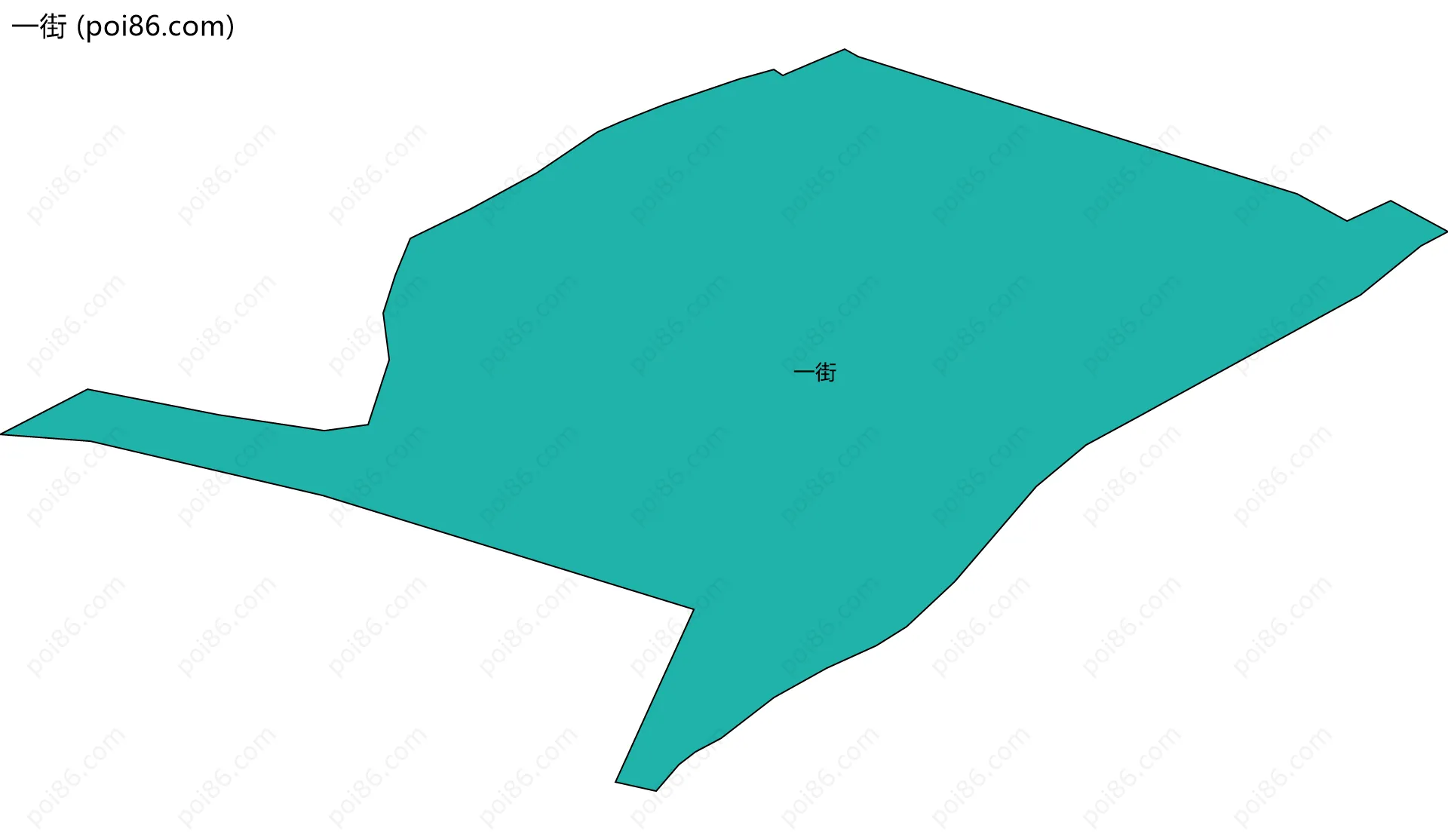 一街边界地图