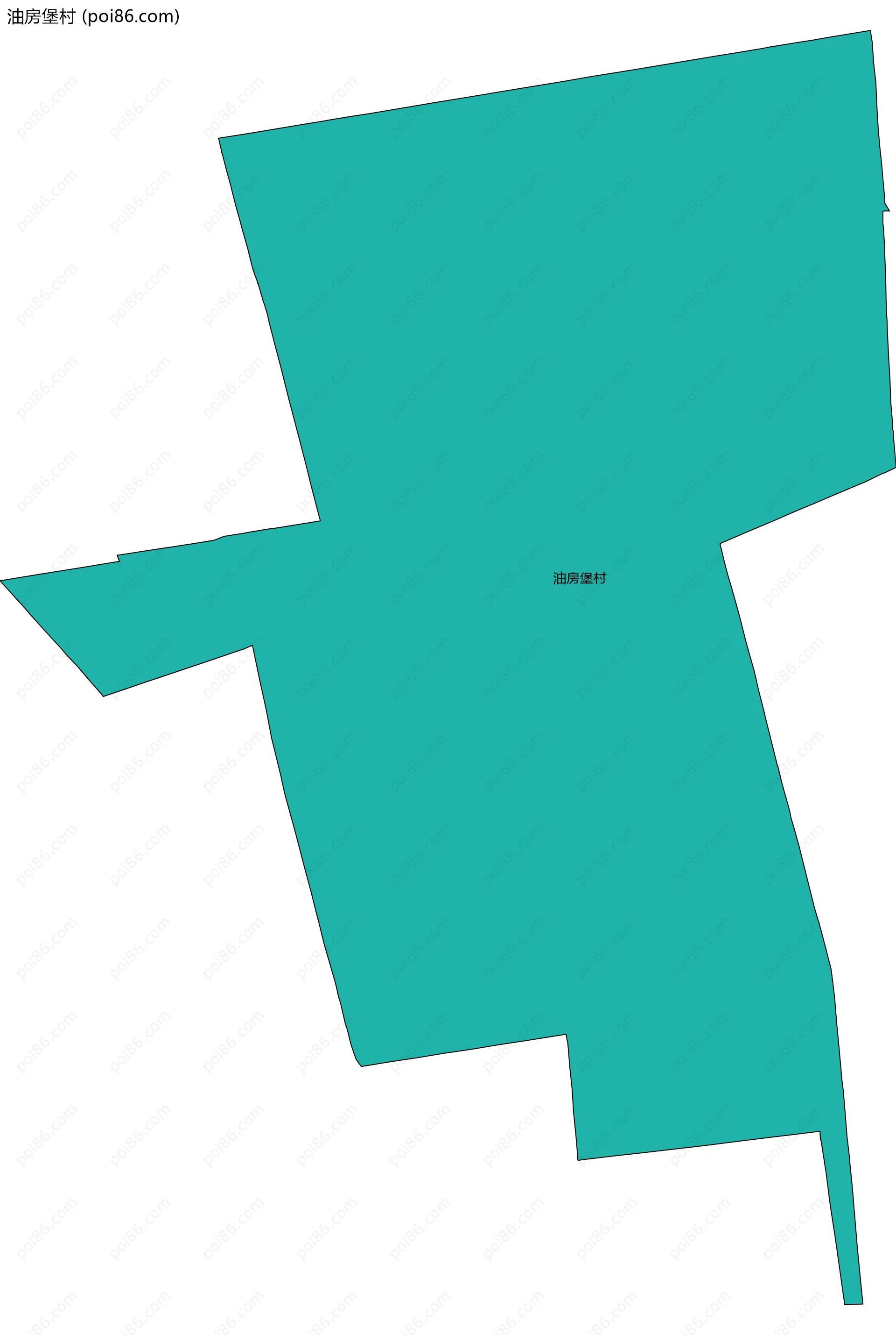 油房堡村边界地图