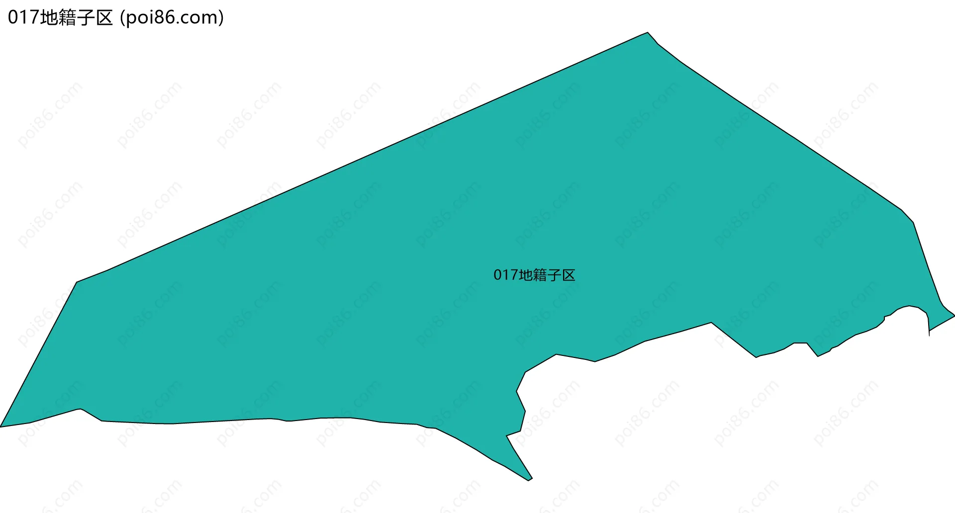 017地籍子区边界地图