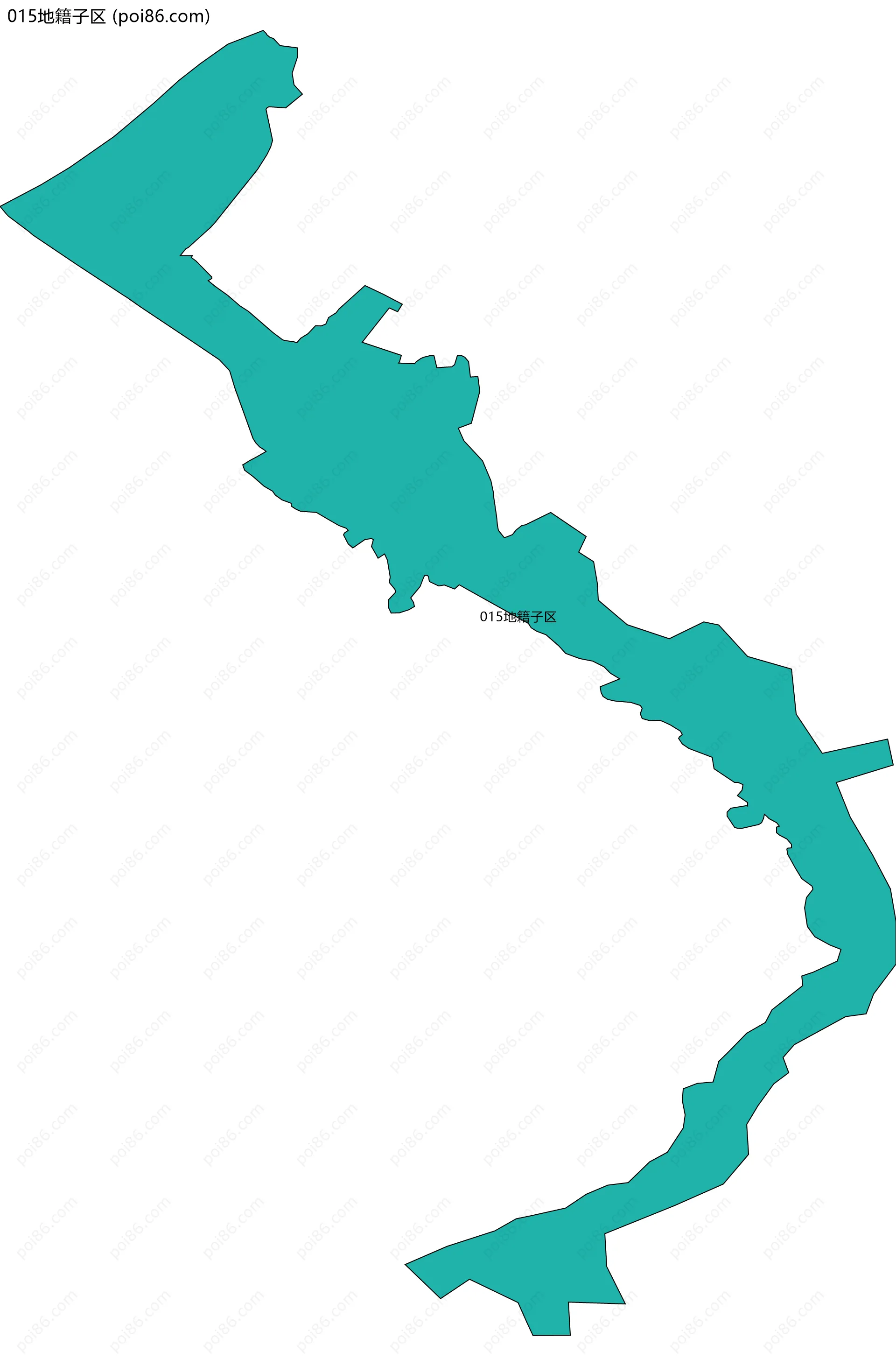 015地籍子区边界地图