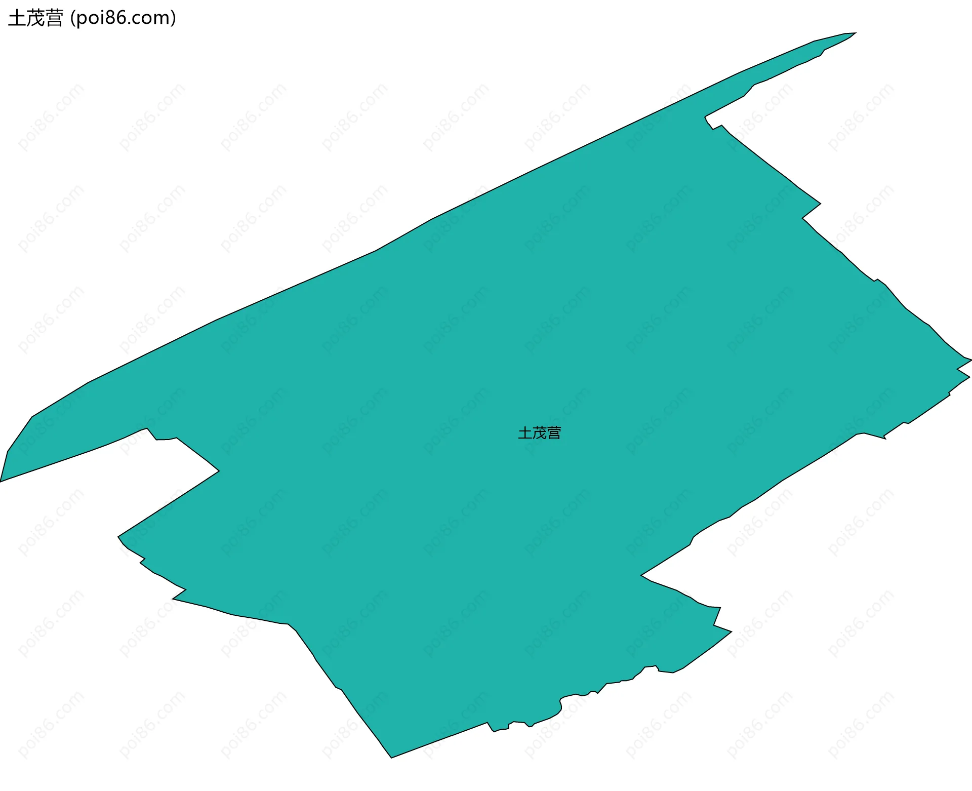 土茂营边界地图