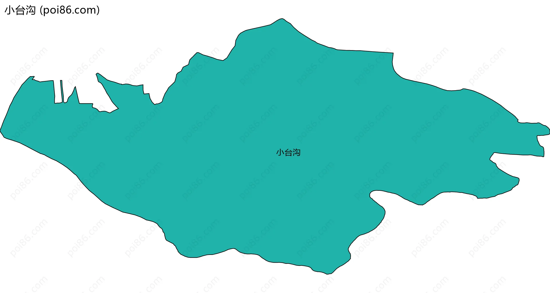 小台沟边界地图