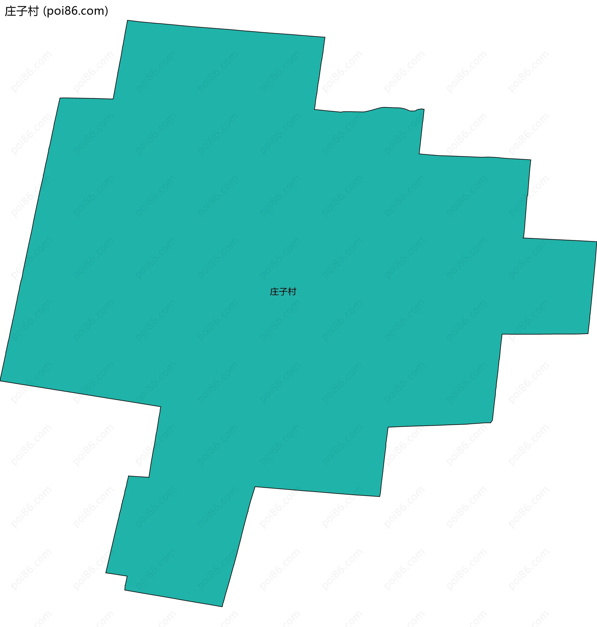 庄子村边界地图
