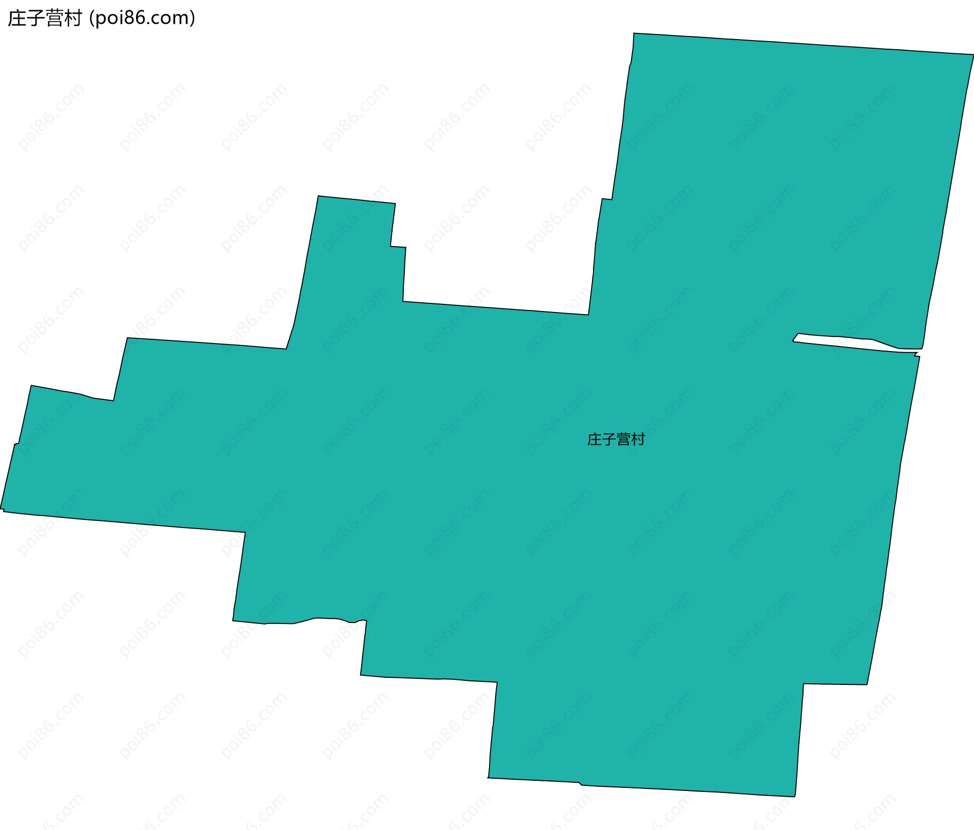 庄子营村边界地图