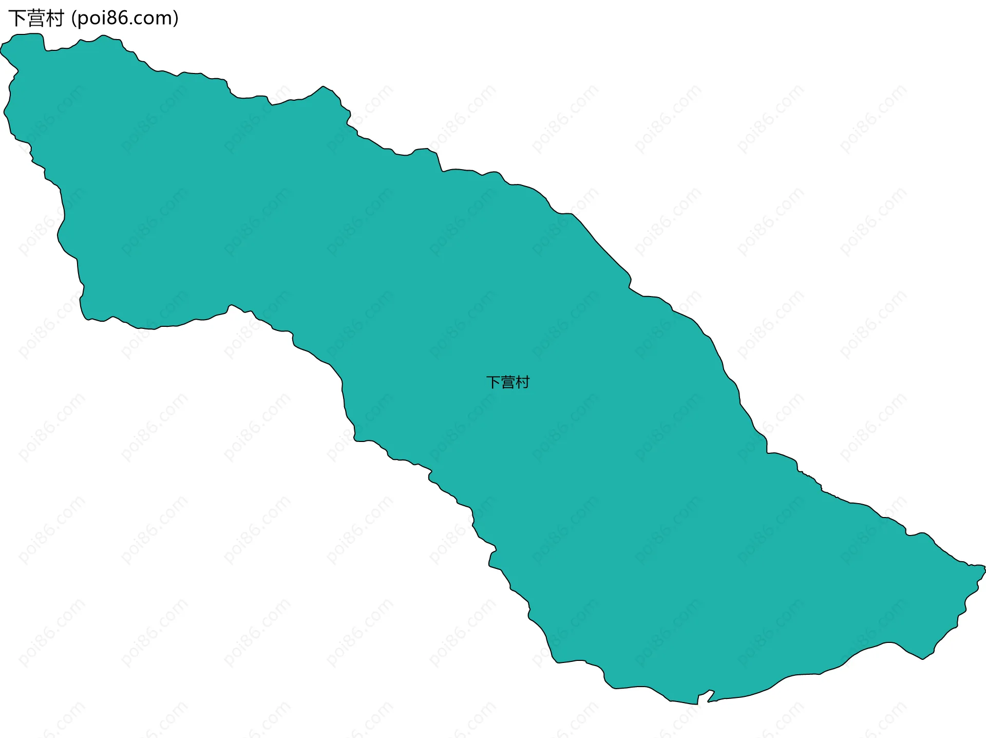 下营村边界地图