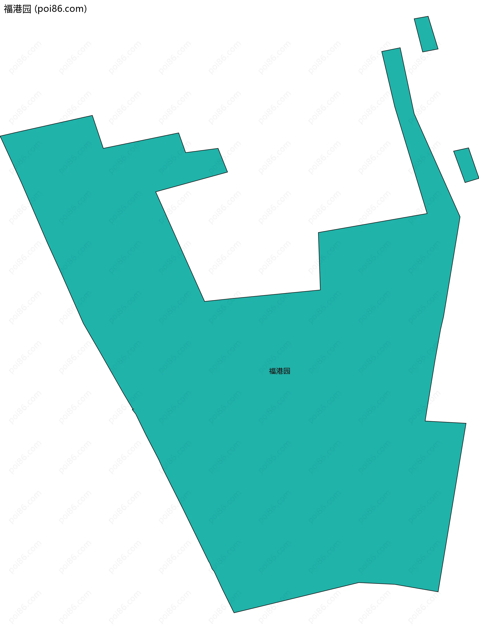 福港园边界地图