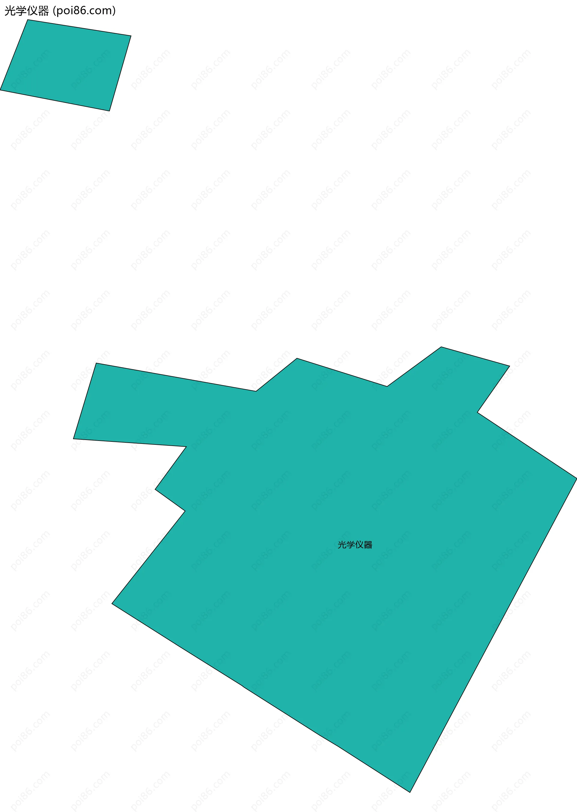 光学仪器边界地图