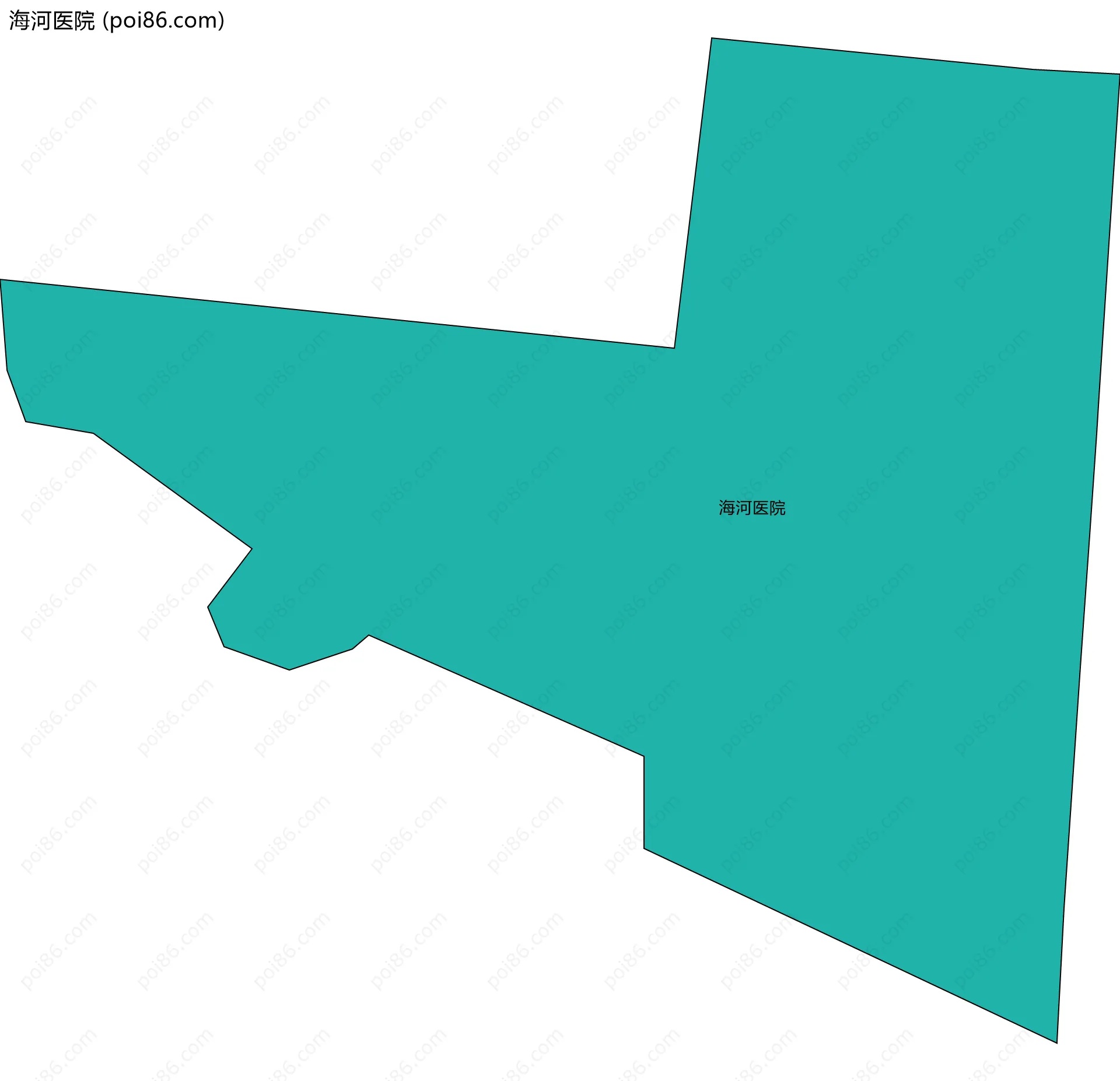 海河医院边界地图