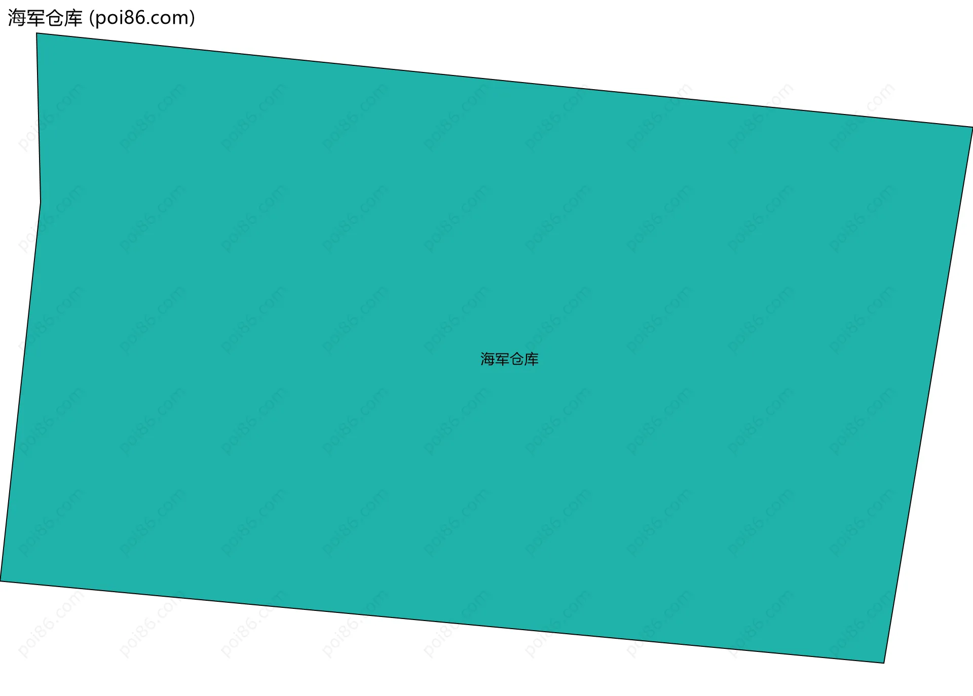 海军仓库边界地图