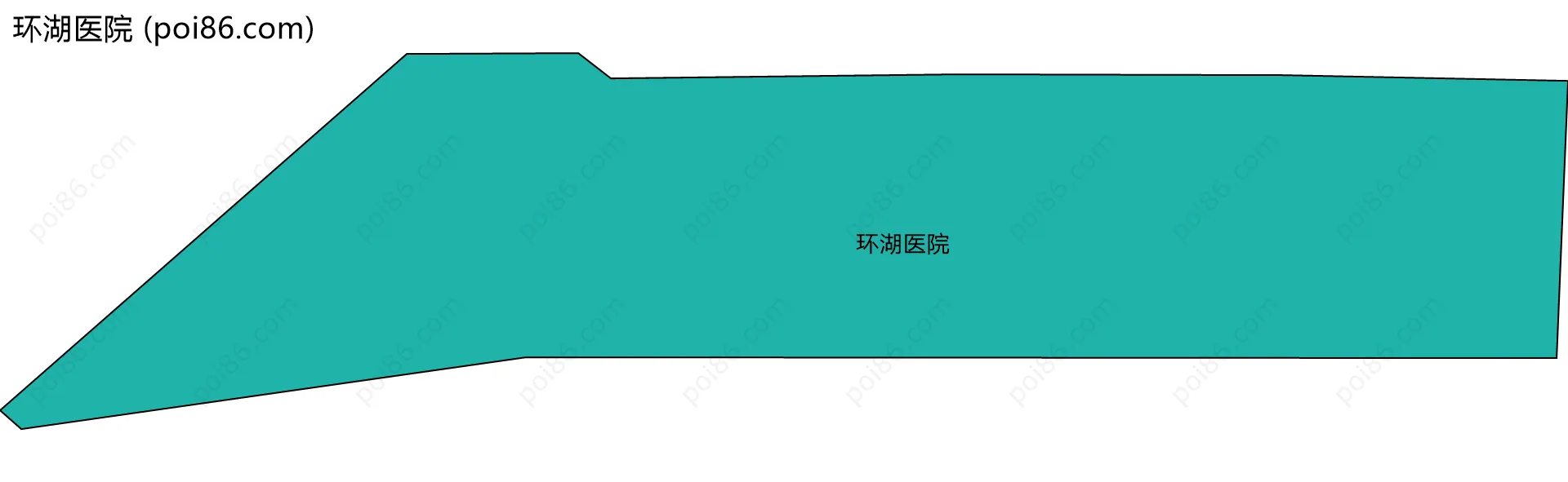 环湖医院边界地图