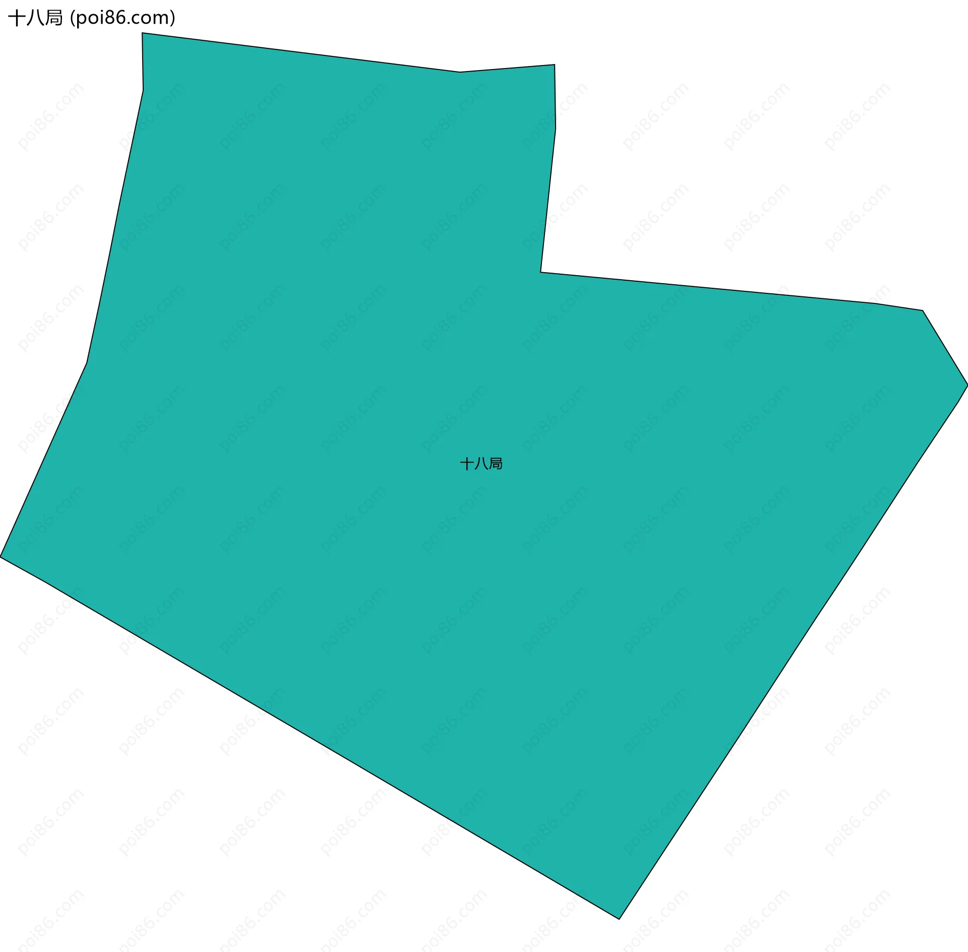 十八局边界地图