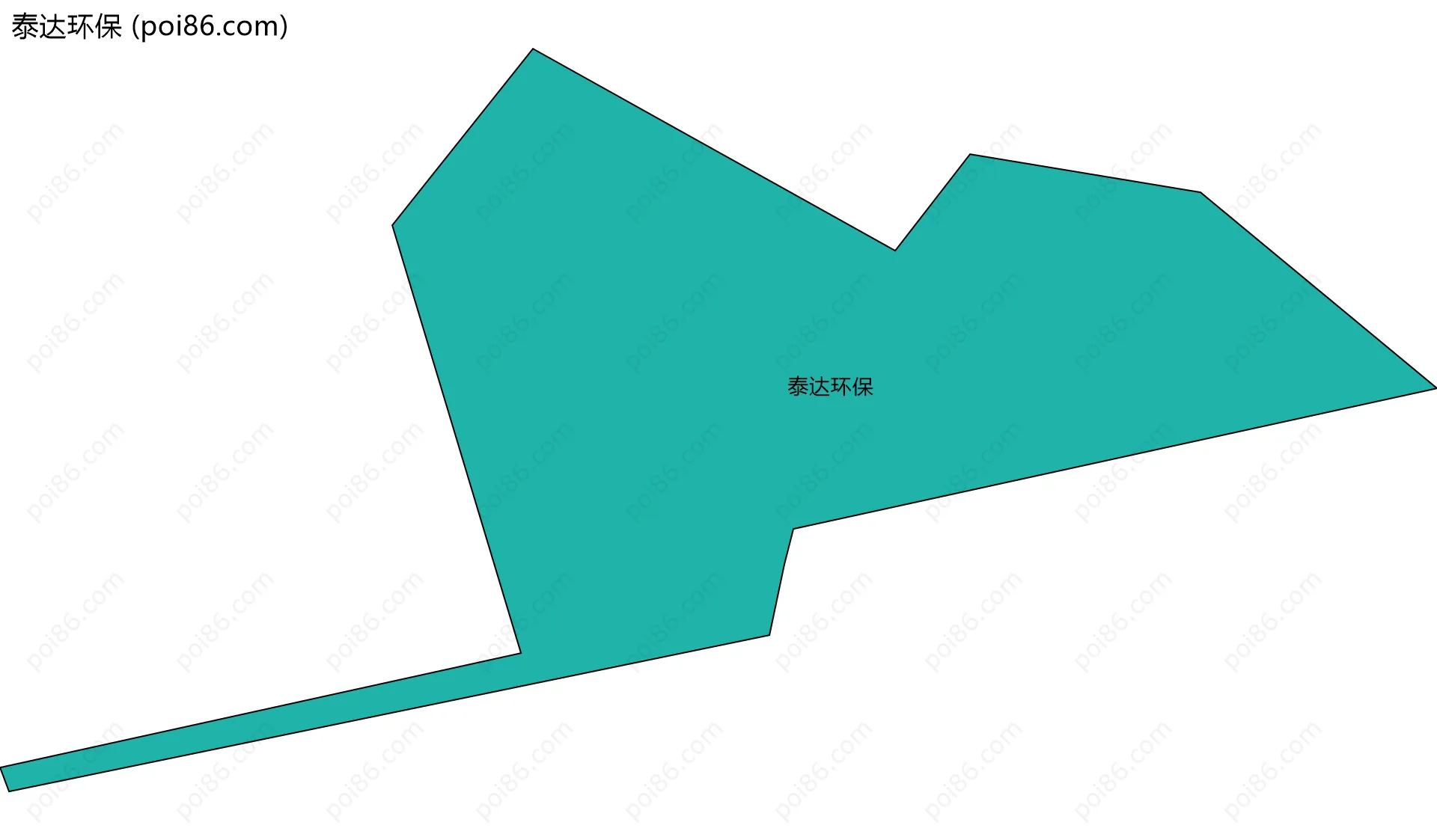 泰达环保边界地图