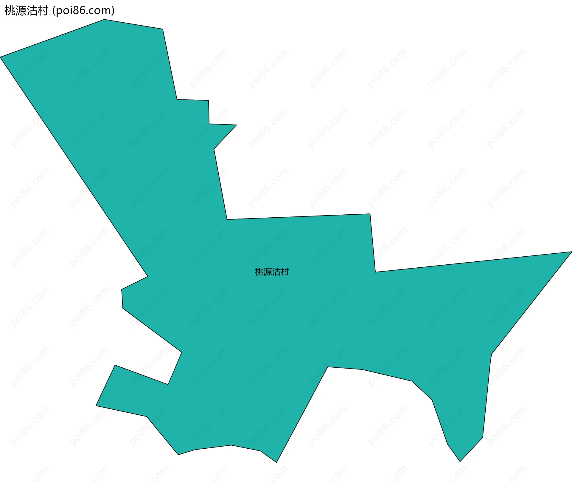 桃源沽村边界地图