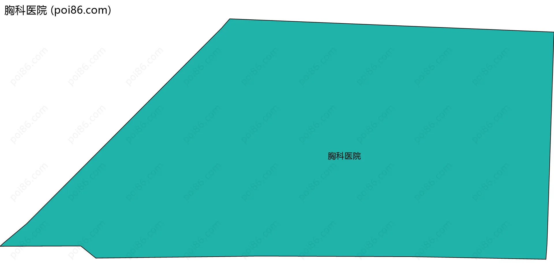 胸科医院边界地图