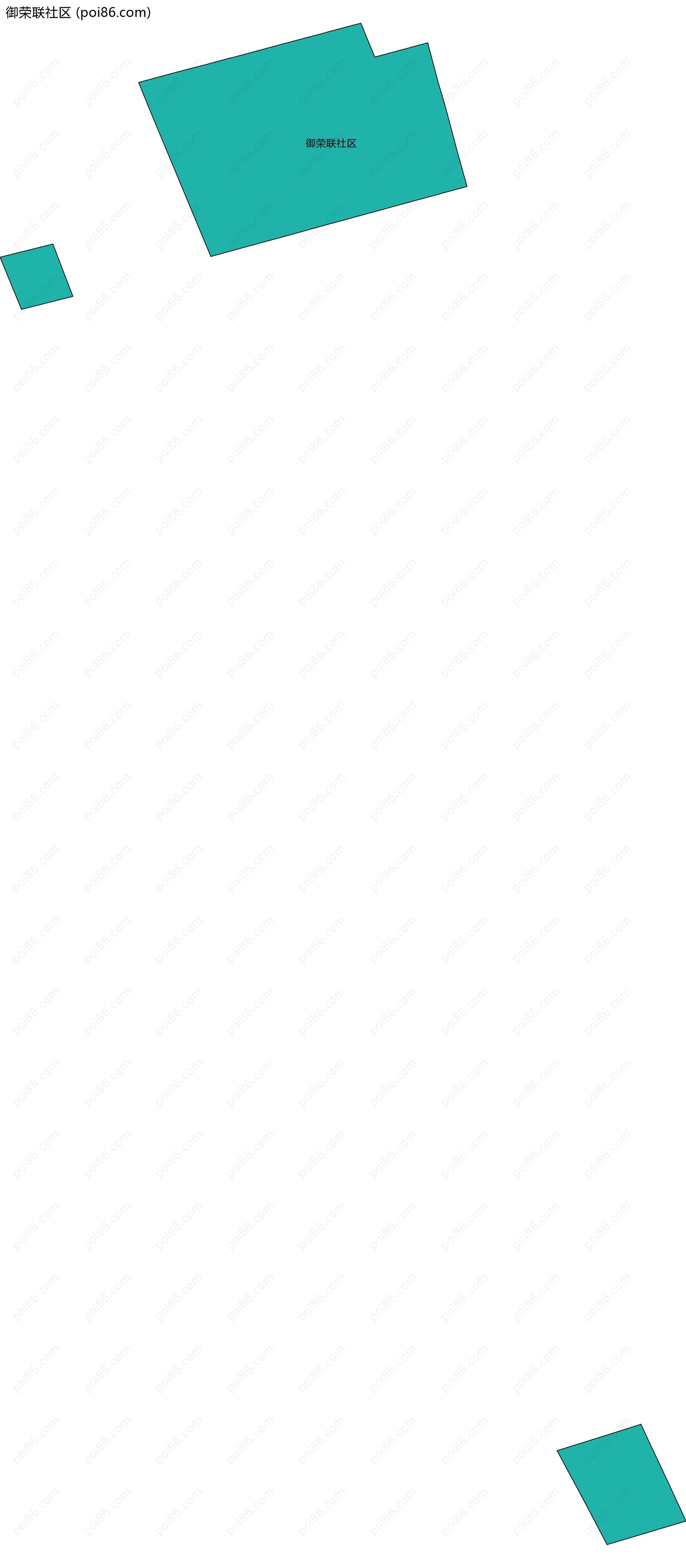 御荣联社区边界地图