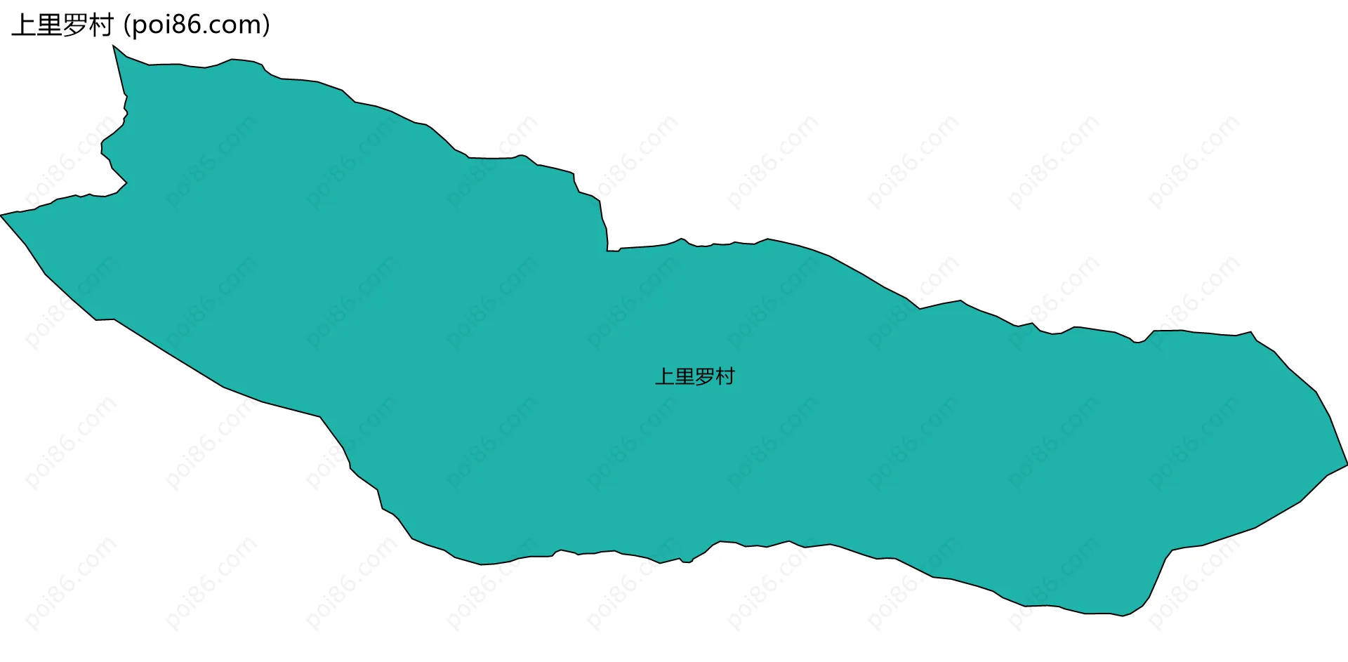 上里罗村边界地图