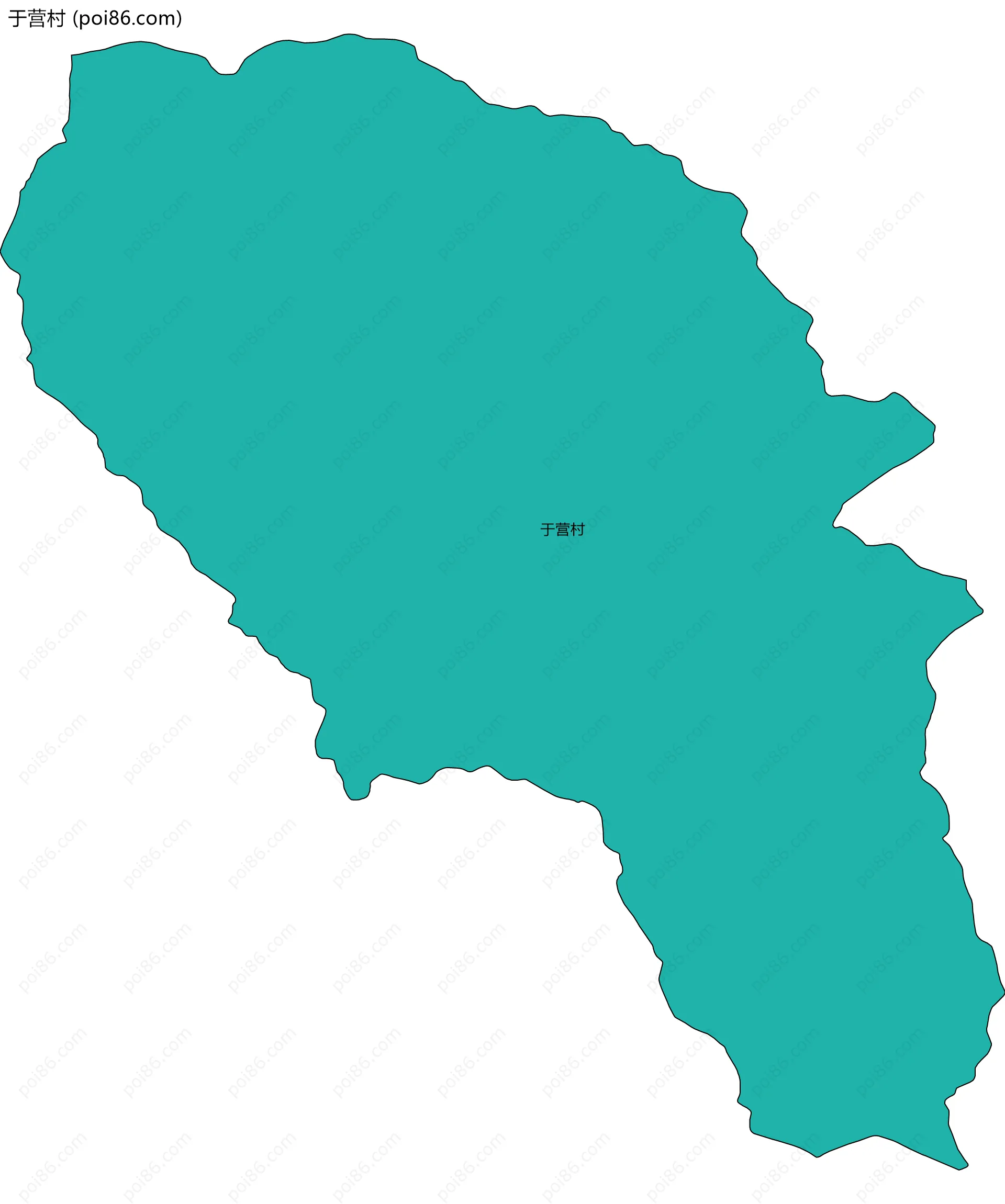 于营村边界地图