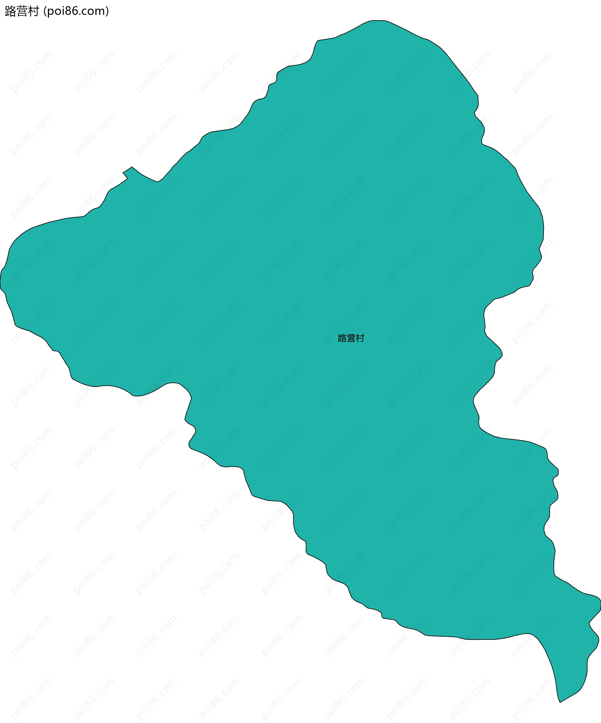 路营村边界地图