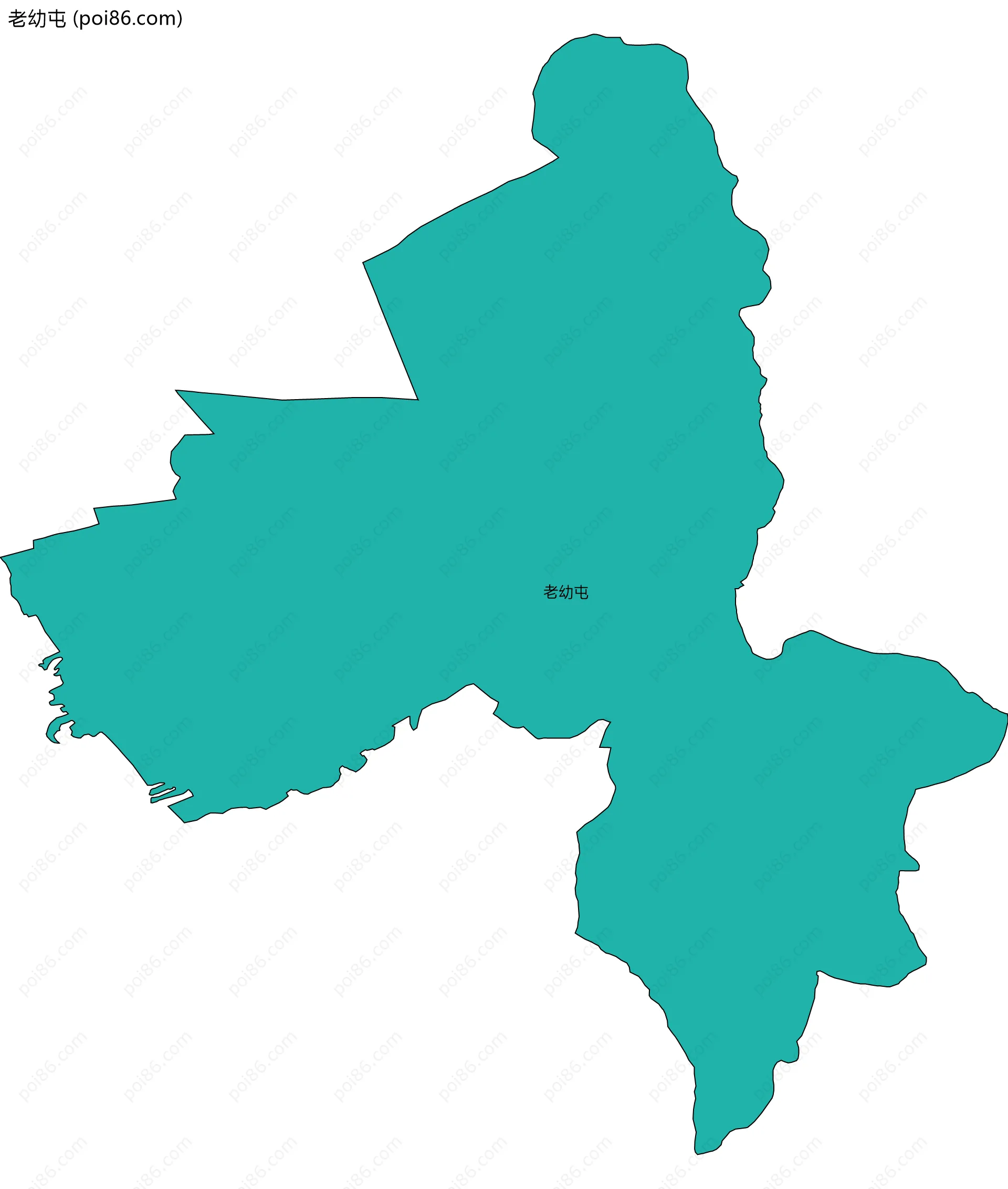 老幼屯边界地图