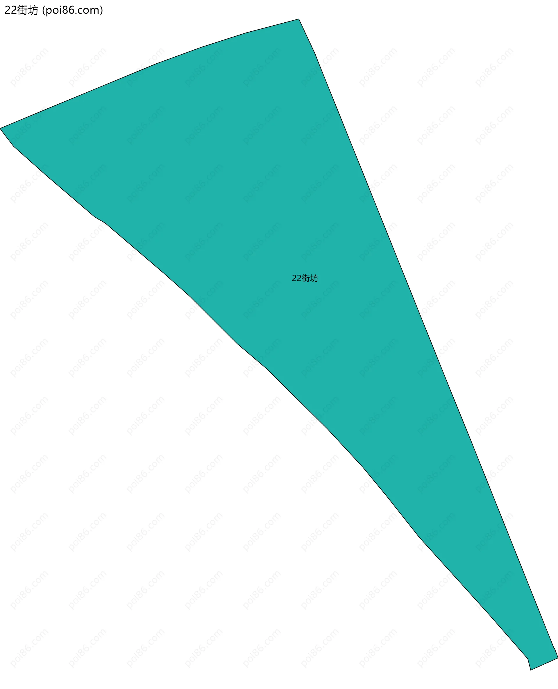 22街坊边界地图