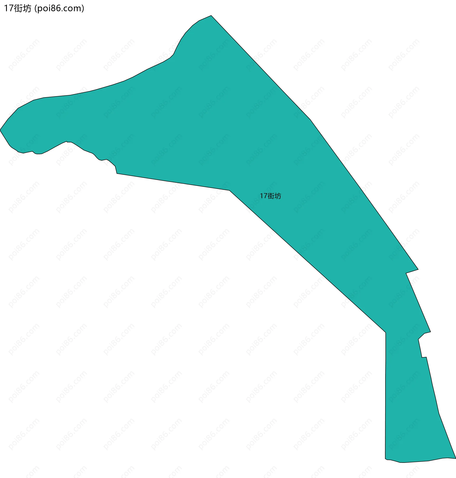 17街坊边界地图