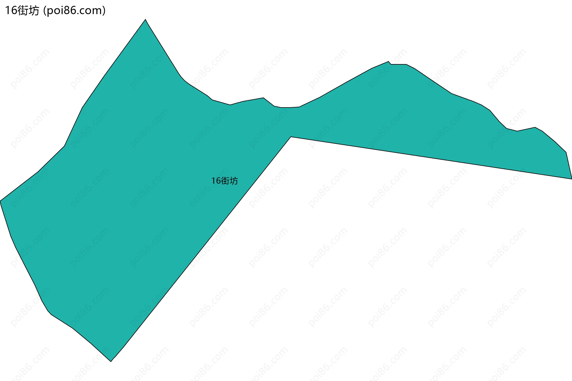 16街坊边界地图