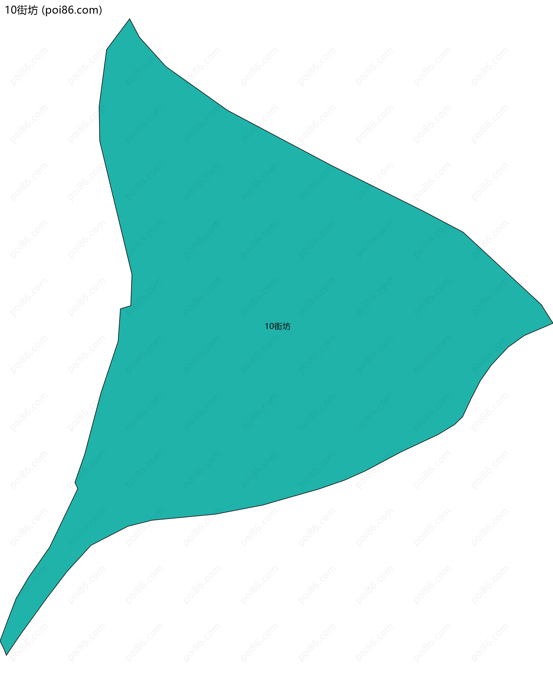 10街坊边界地图