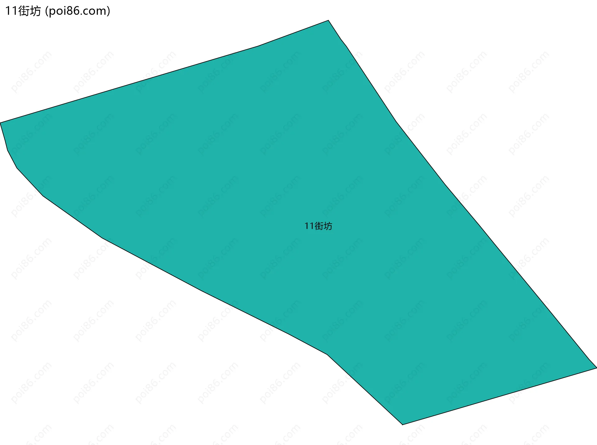 11街坊边界地图