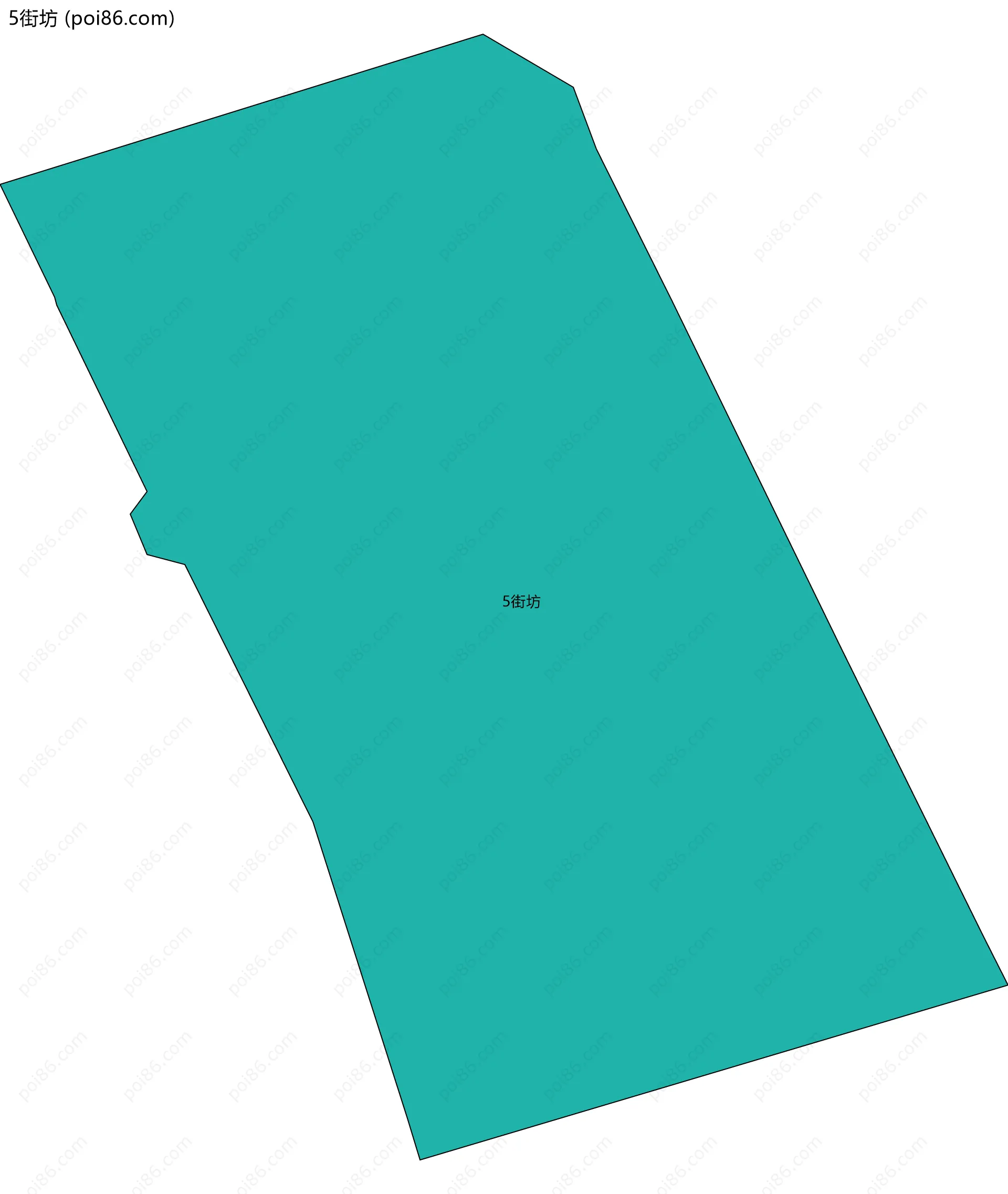 5街坊边界地图