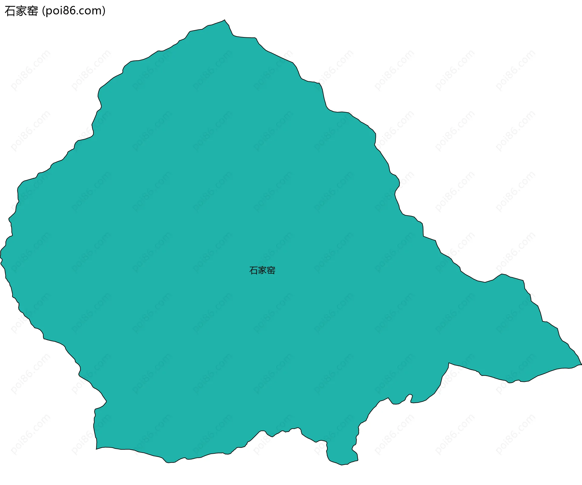 石家窑边界地图