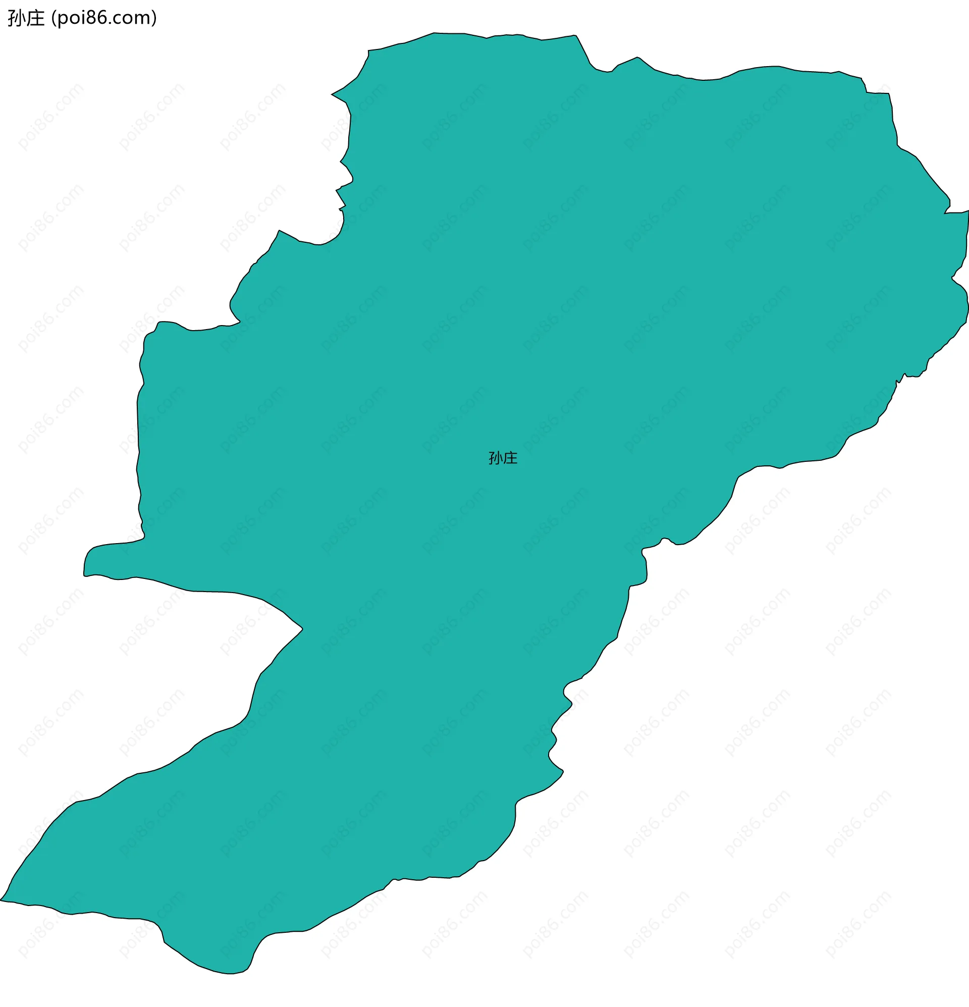 孙庄边界地图