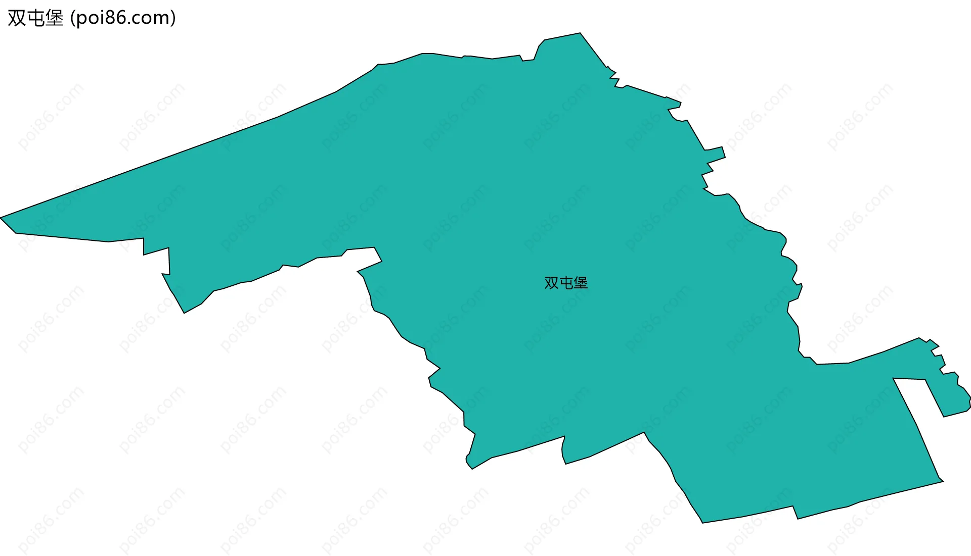 双屯堡边界地图