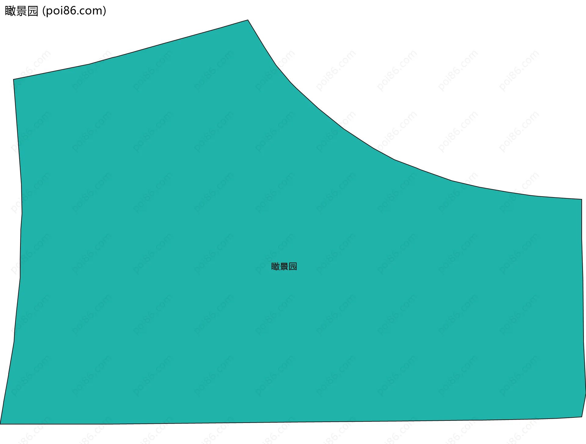 瞰景园边界地图