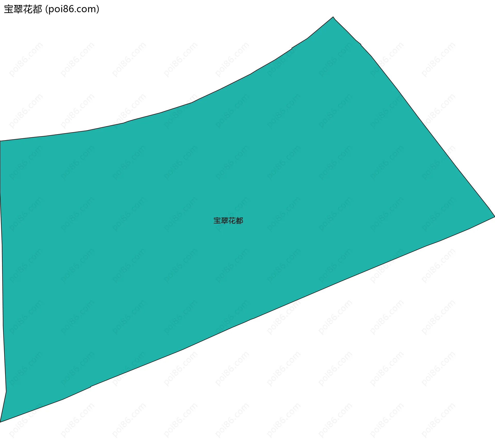 宝翠花都边界地图