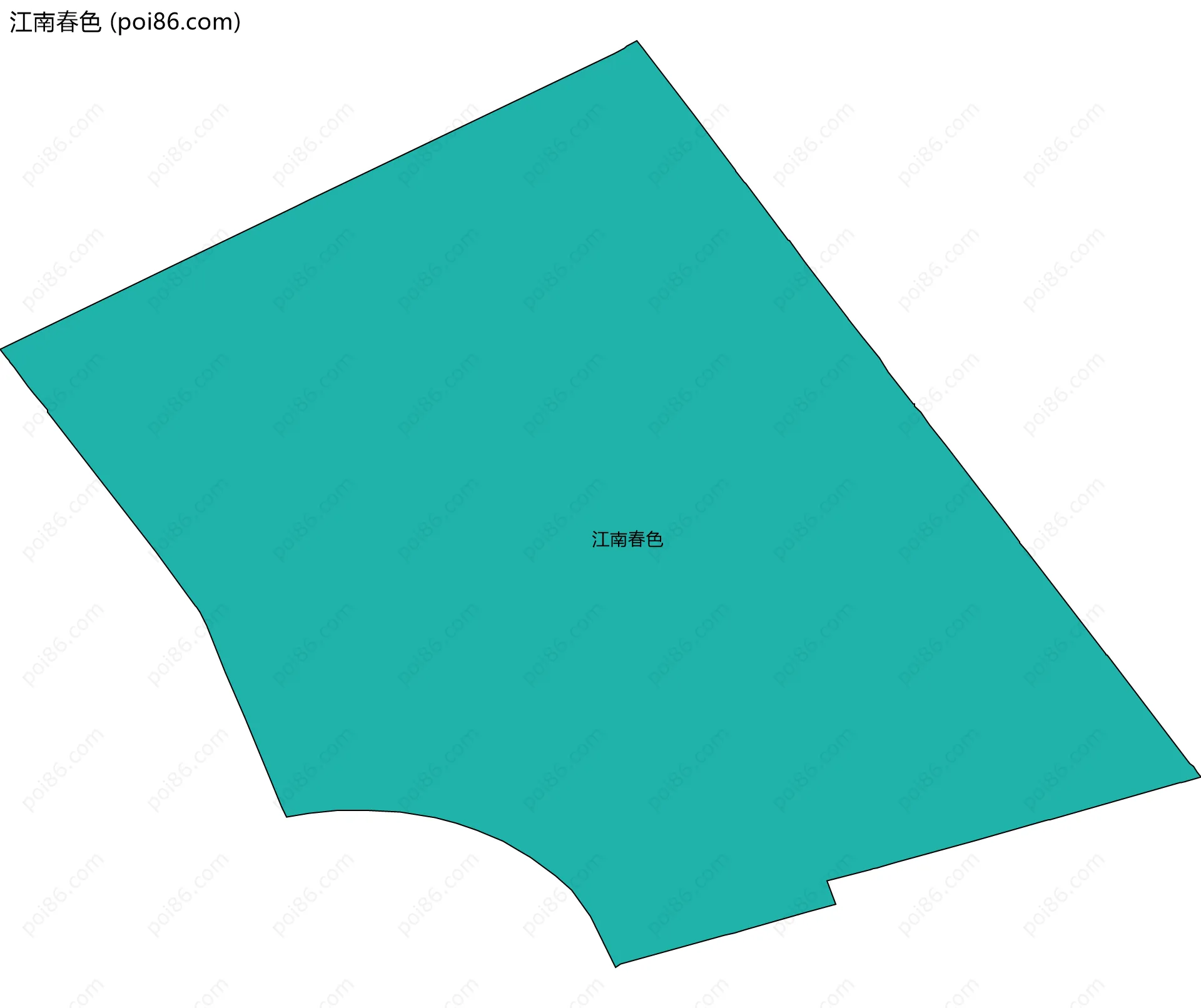 江南春色边界地图