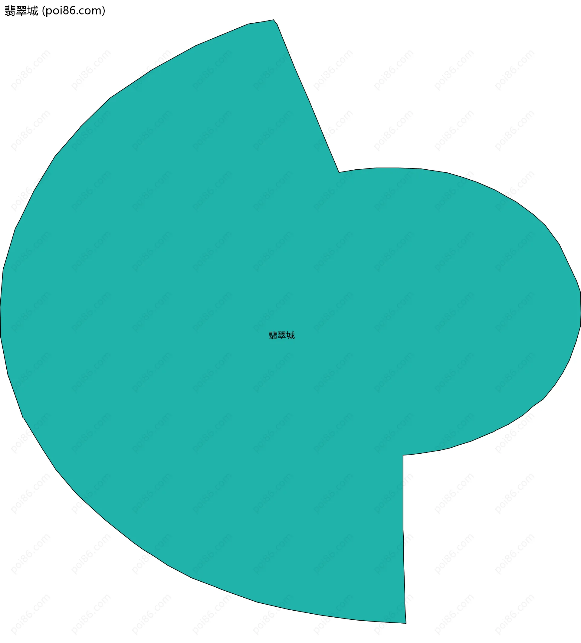 翡翠城边界地图