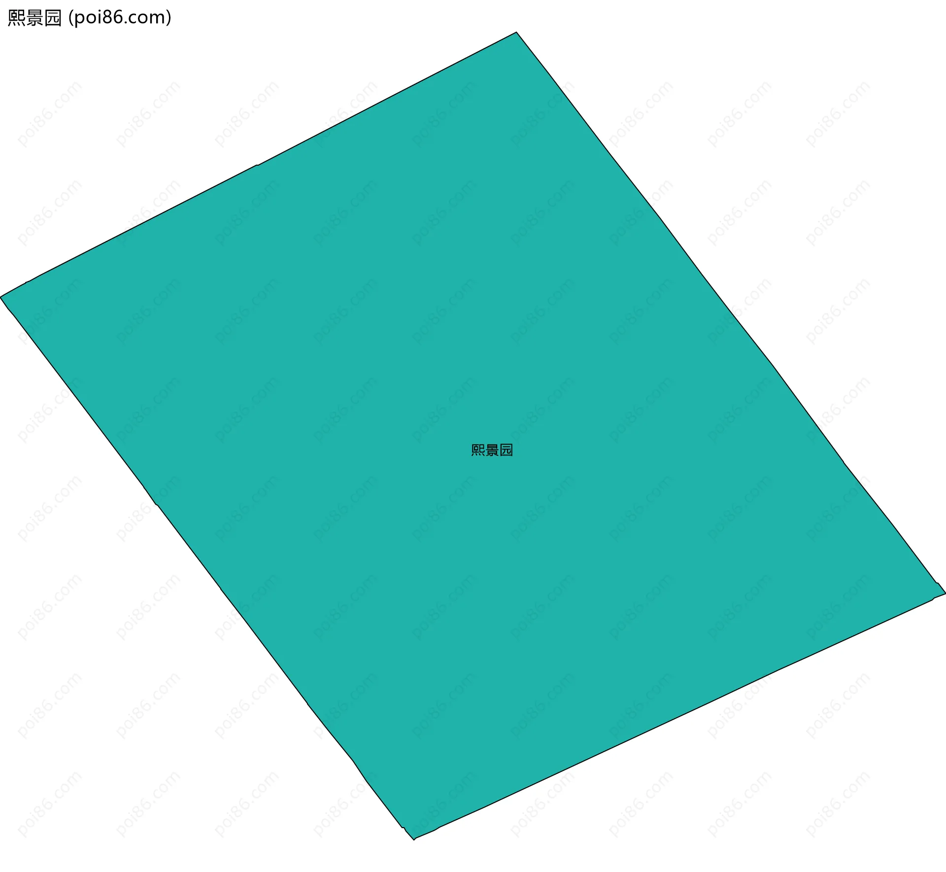 熙景园边界地图