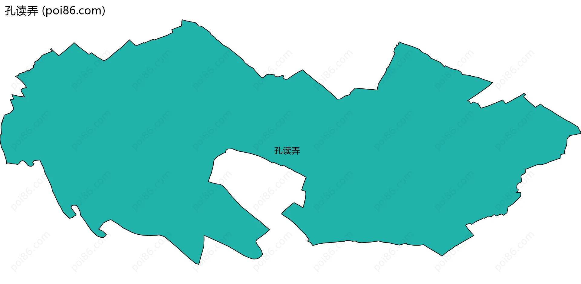 孔读弄边界地图