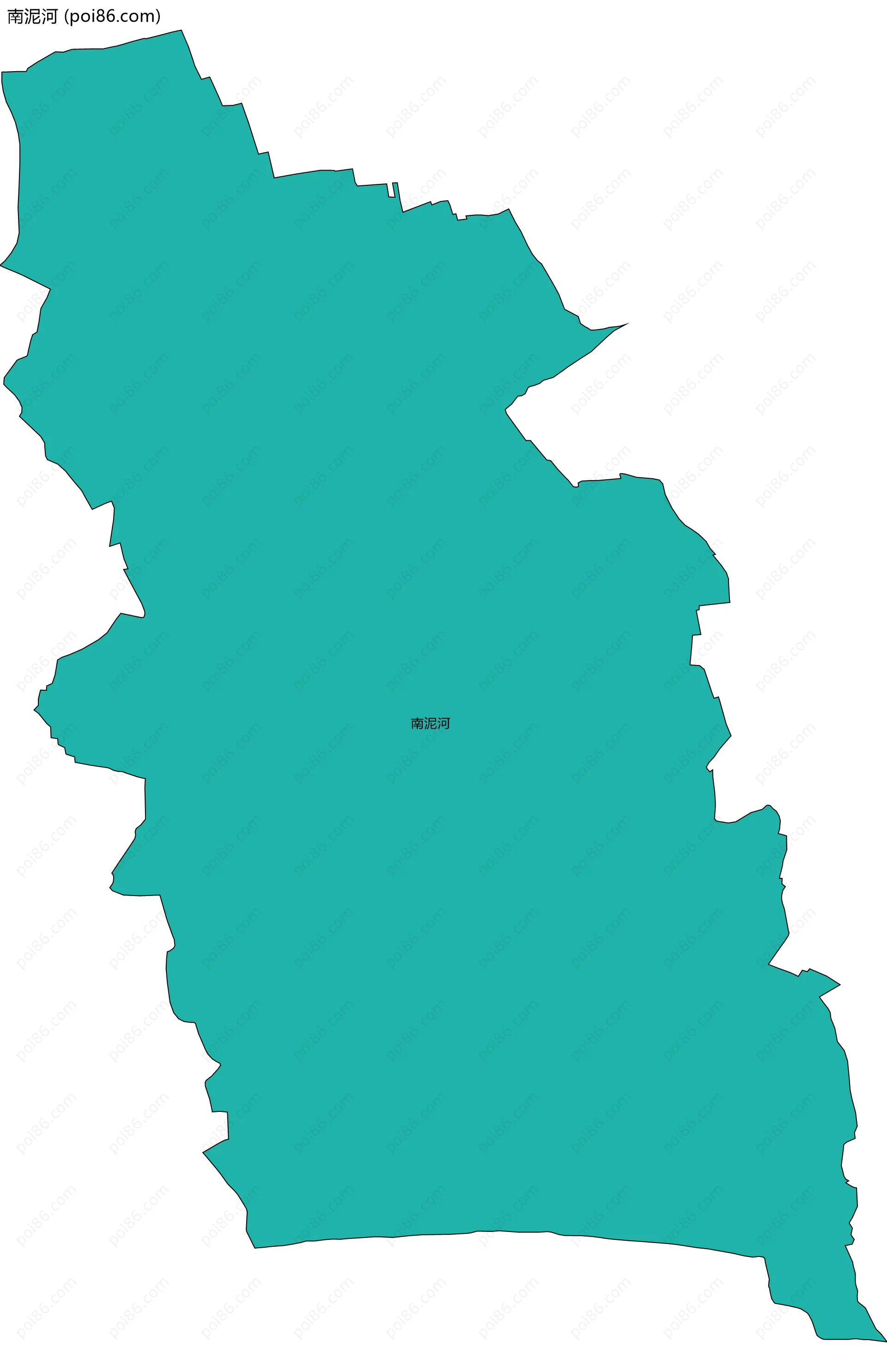 南泥河边界地图