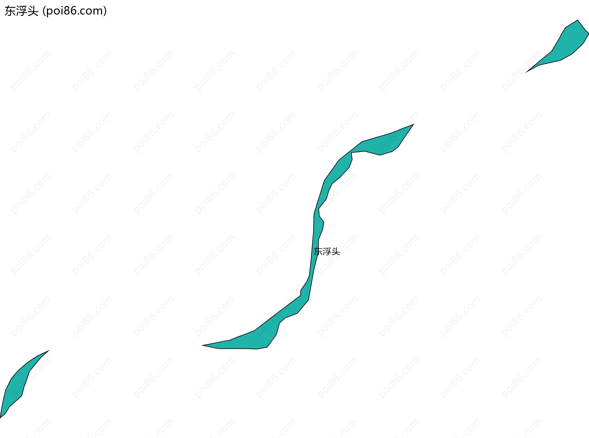 东浮头边界地图