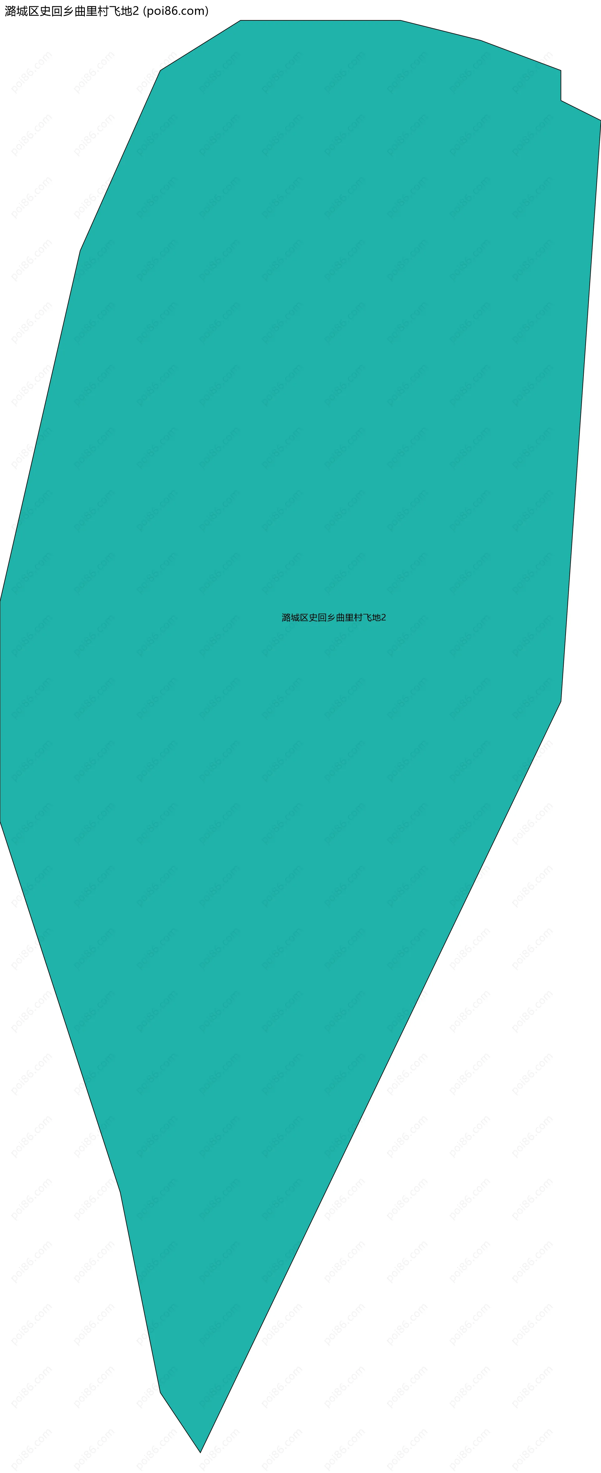 潞城区史回乡曲里村飞地2边界地图