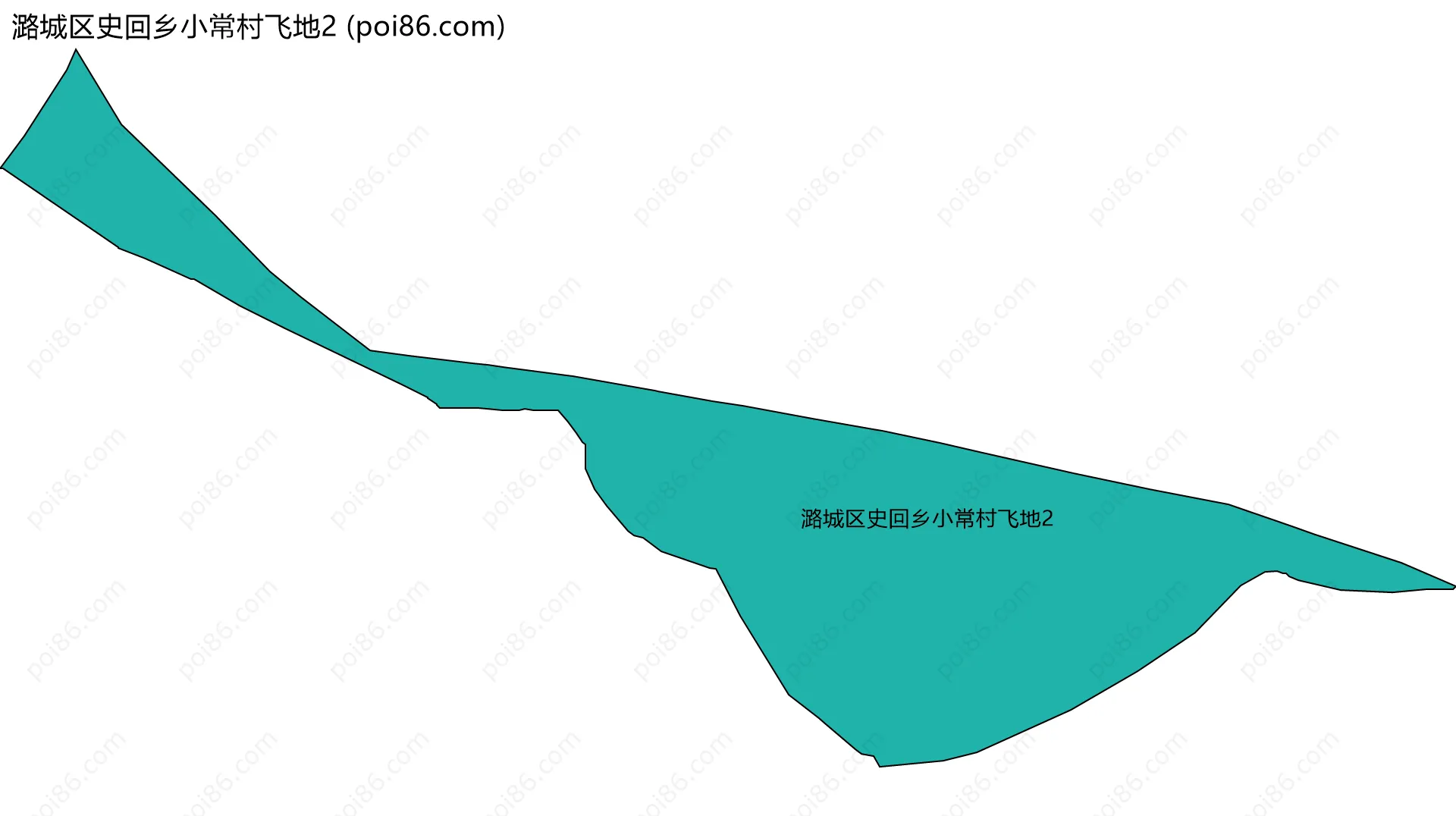 潞城区史回乡小常村飞地2边界地图