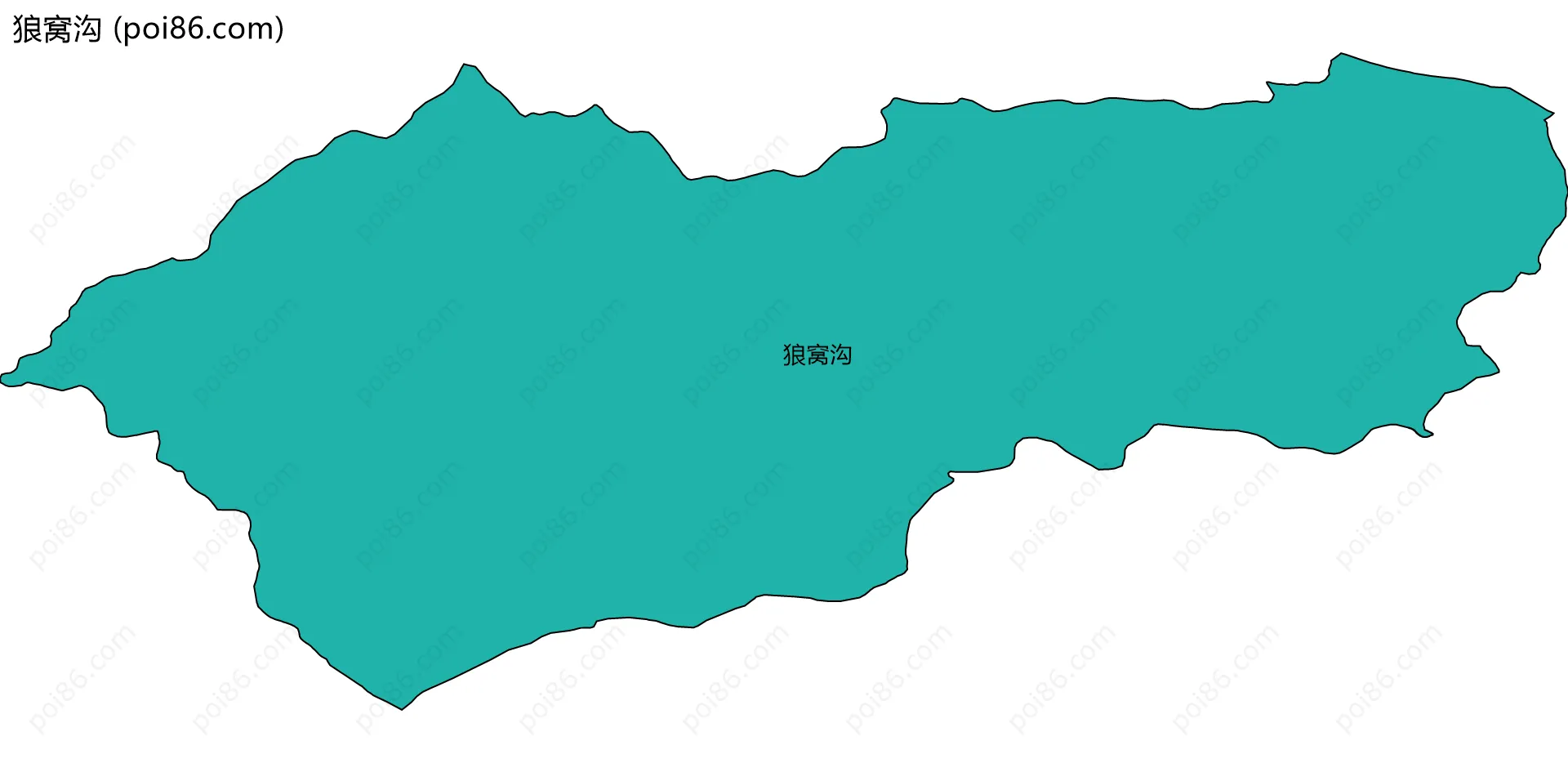 狼窝沟边界地图