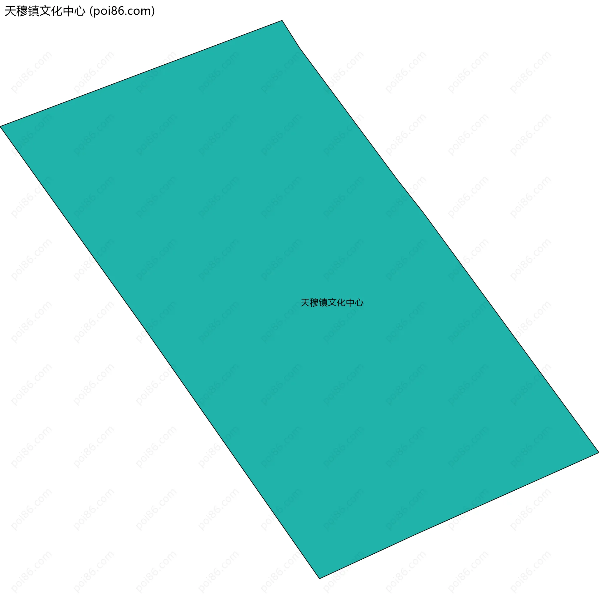 天穆镇文化中心边界地图