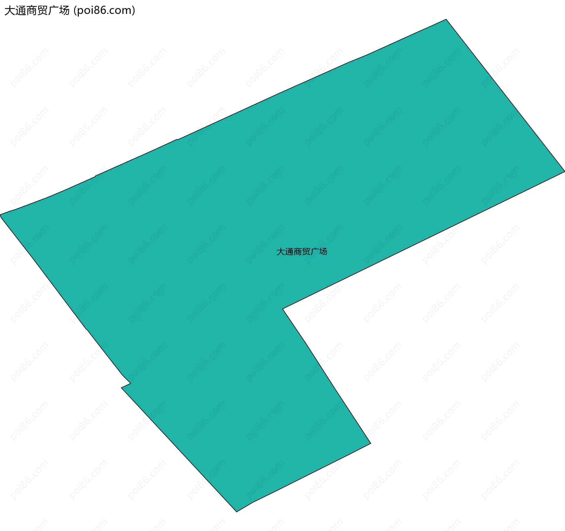 大通商贸广场边界地图