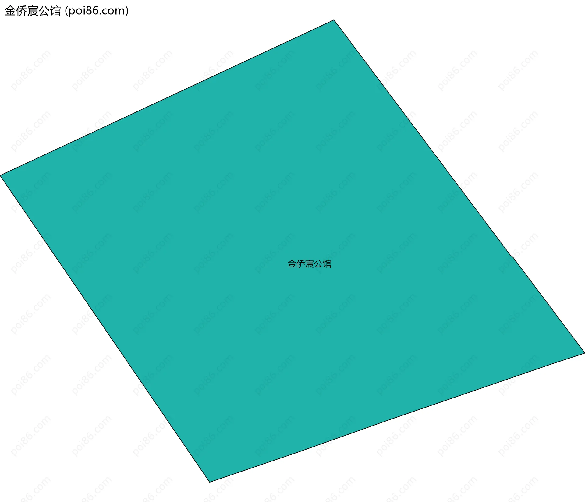 金侨宸公馆边界地图